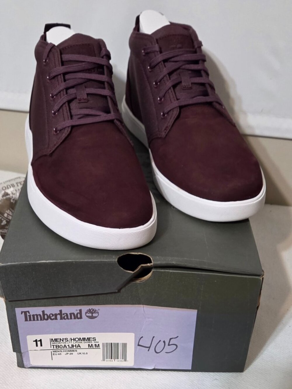 Timberland Davis Square Chukka Boot - Deep Red – Men’s 11